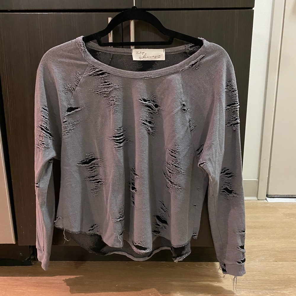 Vintage Havana Ripped Sweater